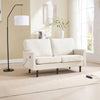 COOLMORE USB Loveseat Sofa - Cozy Mid-Century Style for Any Space
