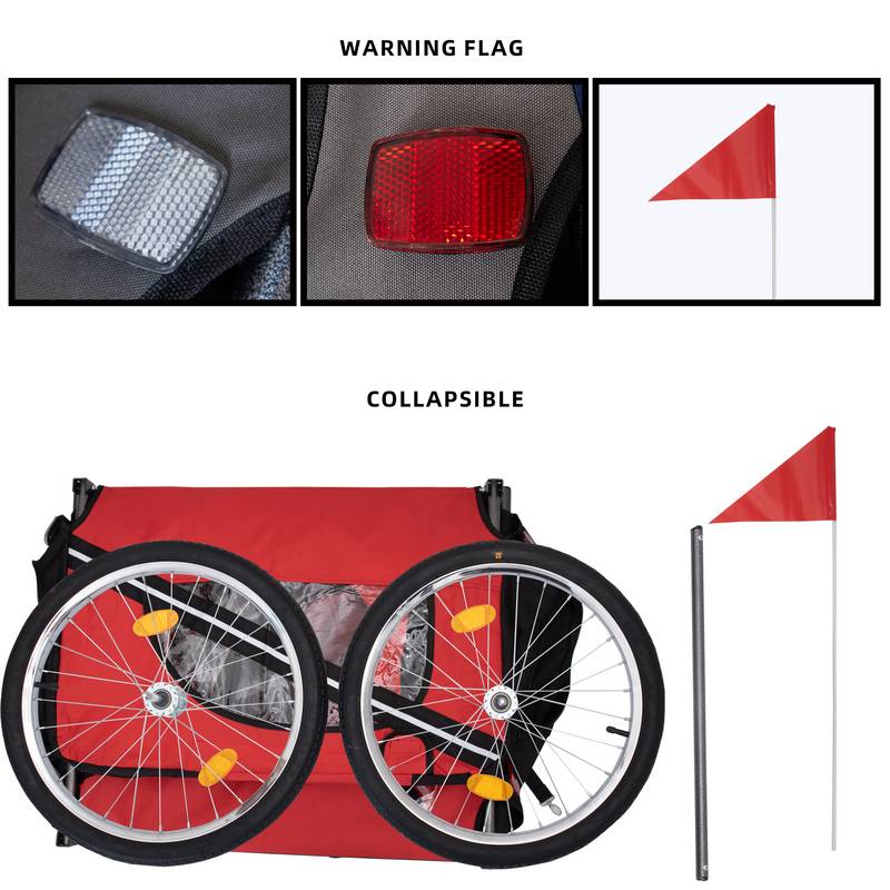PawTrek Bike Trailer: Pet-Friendly Adventure Cart for Dogs
