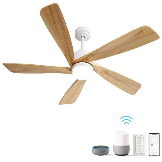 Smart Breeze Ceiling Fan with Dimmable LED & Remote Control
