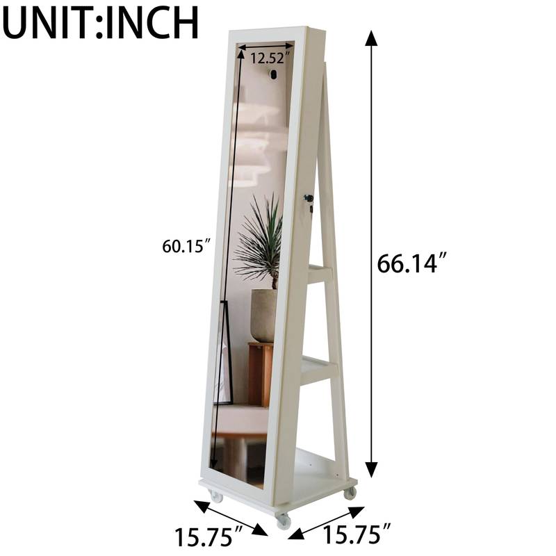 360° Glam Mirror & Jewelry Organizer