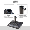 Stylish Patio Umbrella Base - Easy Setup & Decorative Design