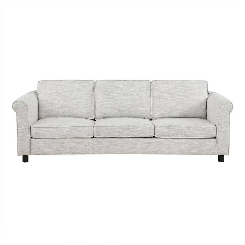 Cozy Bishop Beige Three-Seat Sofa