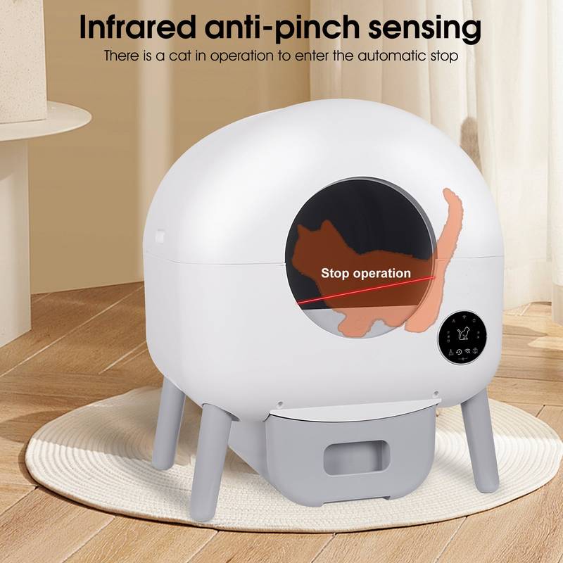 Purrfect Clean Litter Box - Hassle-Free Self-Cleaning for Multiple Cats!