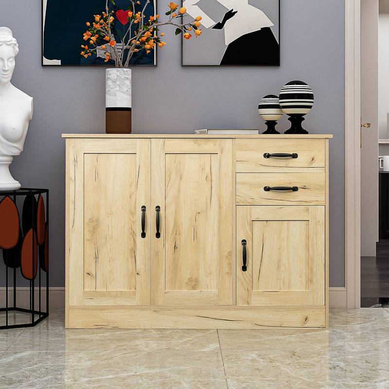 Chic Oak Sideboard Buffet – Stylish Storage for Any Room