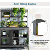 Charming Gray Garden Potting Table with Storage