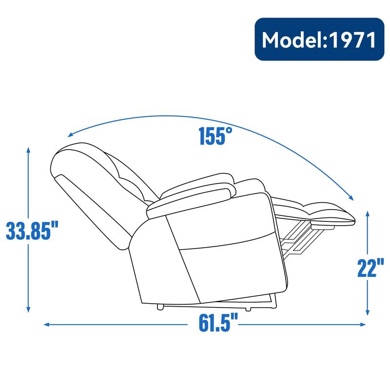 Cozy Comfort Recliner with Massage & Heat