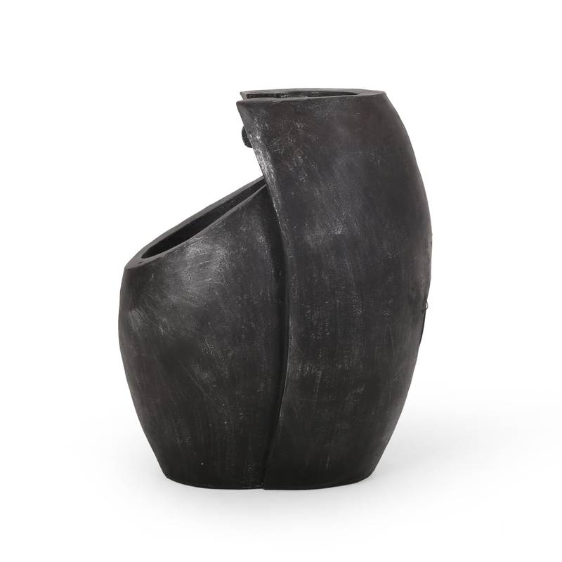 Radiant Gray Outdoor Fountain