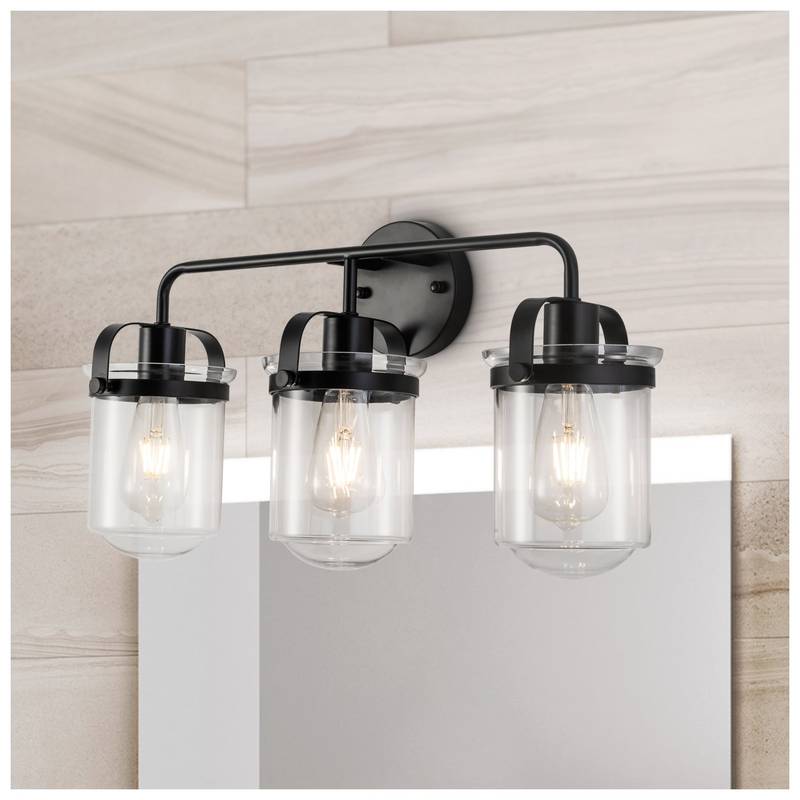 Clear Glass Modern Sconce - Stylish Indoor Light Fixture