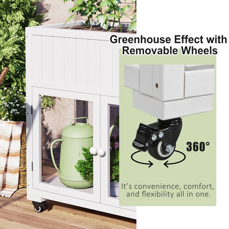 Garden Buddy Mini Greenhouse on Wheels
