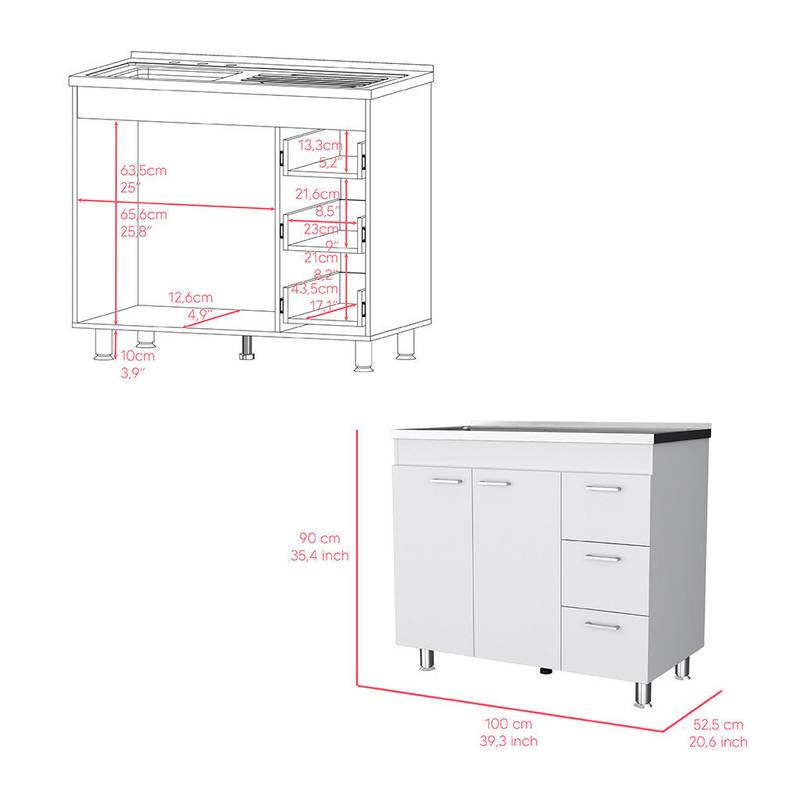 Kisco White Utility Sink