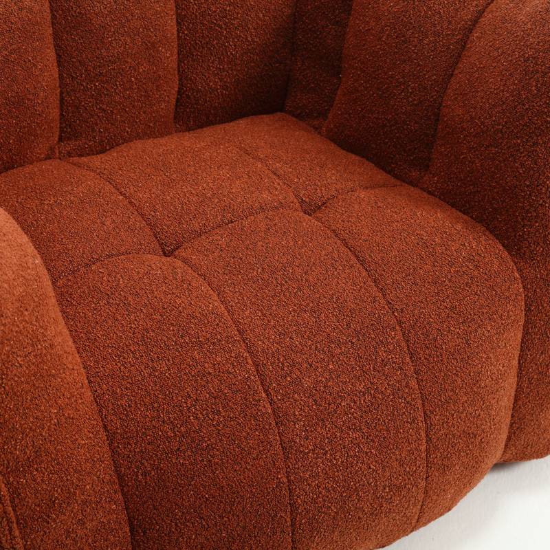 Cozy Foam Bean Bag Lounge Chair with Footstool