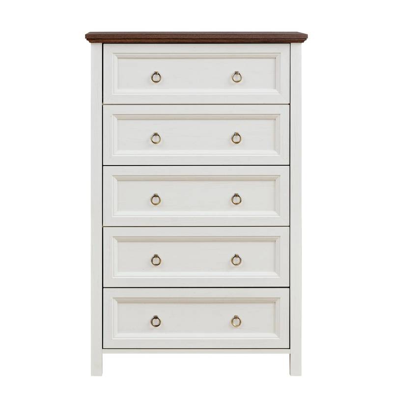 Rustic Charm 5-Drawer Dresser