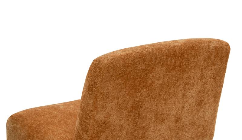 Cozy Orange Accent Chair