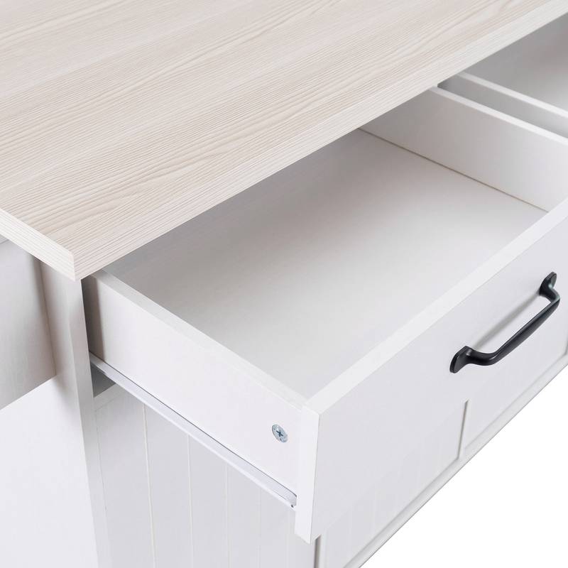 Savvy Chef's Rolling Kitchen Island