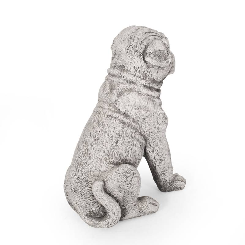 Paw-sitively Adorable Weatherproof Dog Statue