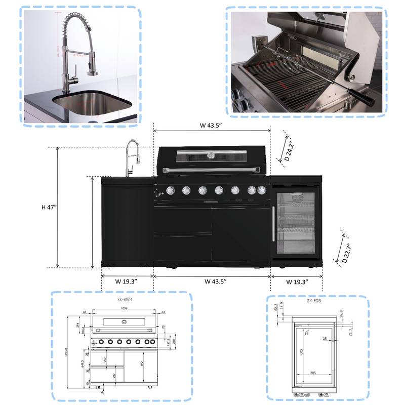 Ultimate Outdoor Grill & Chill Station