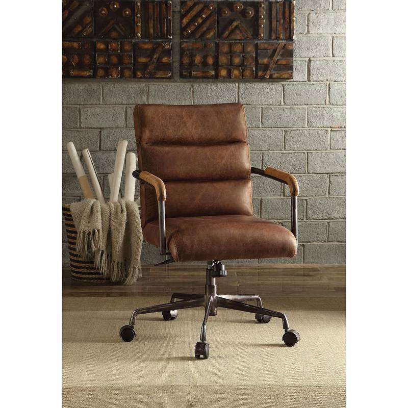 Classic Comfort Retro Leather Office Chair