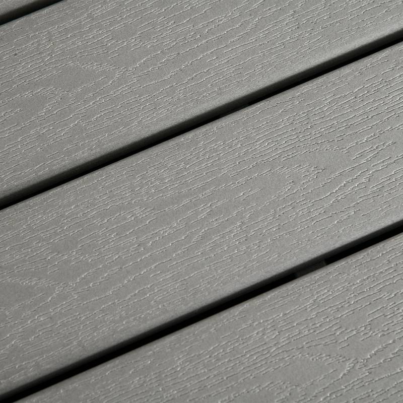 Gray Wicker Patio Storage Bench with Cushion