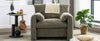 Cozy Green Chenille Lounge Chair