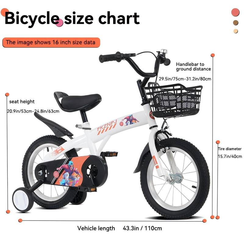 Adventure Kid Bike - Sporty Design with Training Wheels