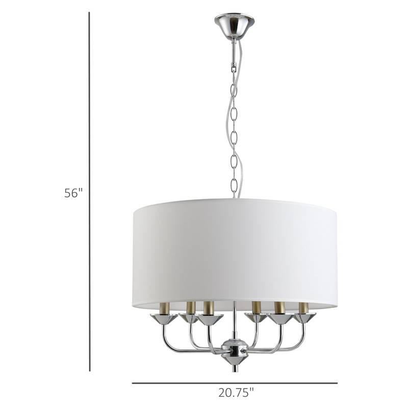 Chic Drum Pendant Chandelier