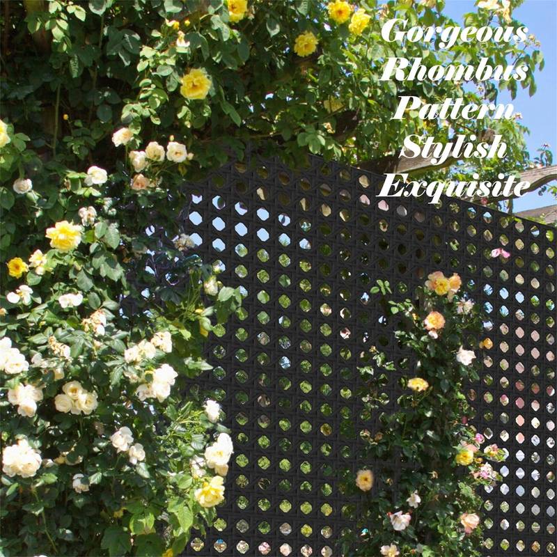 Chic Metal Privacy Divider for Indoor & Outdoor Spaces