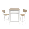 Chic Bar Table Set with Cozy Stools