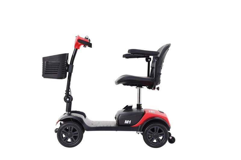 Sleek Red Mobility Scooter