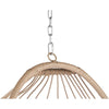 Cozy Khaki Rattan Egg Swing Chair