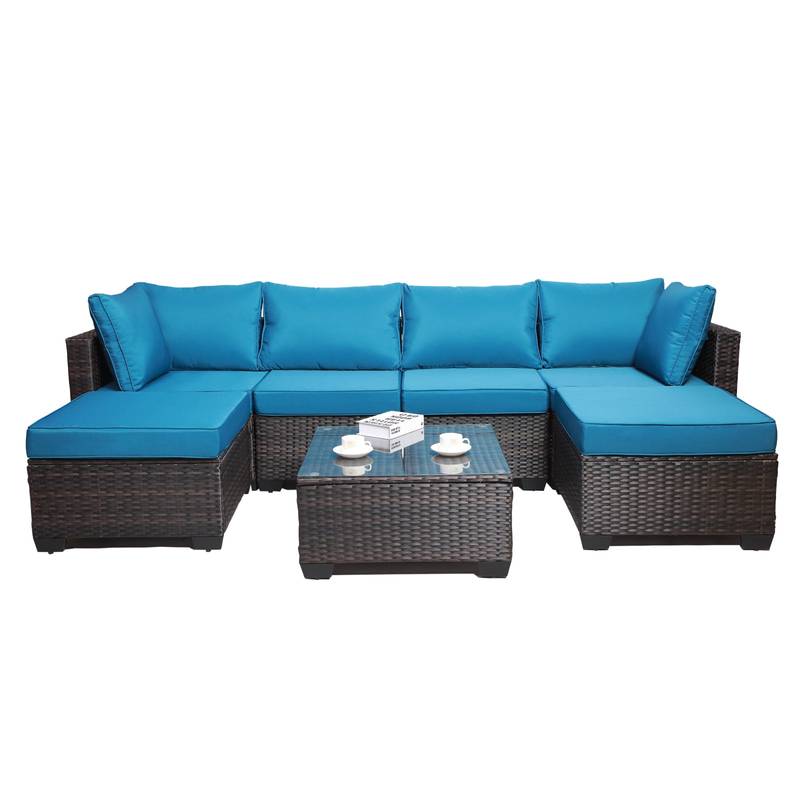 Cozy Rattan Patio Lounge Set