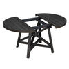 Retro Chic Dining Set with Expandable Table and Cozy Chairs