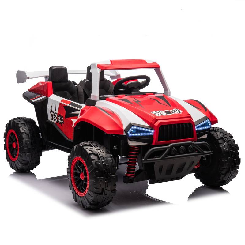 Ride-On Police Car for Kids with Parental Control and Fun Features