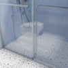 Sleek Frameless Soft-Close Shower Door in Chrome