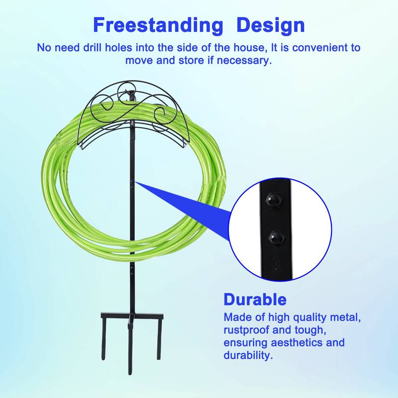 Sturdy Garden Hose Keeper - Stylish & Removable
