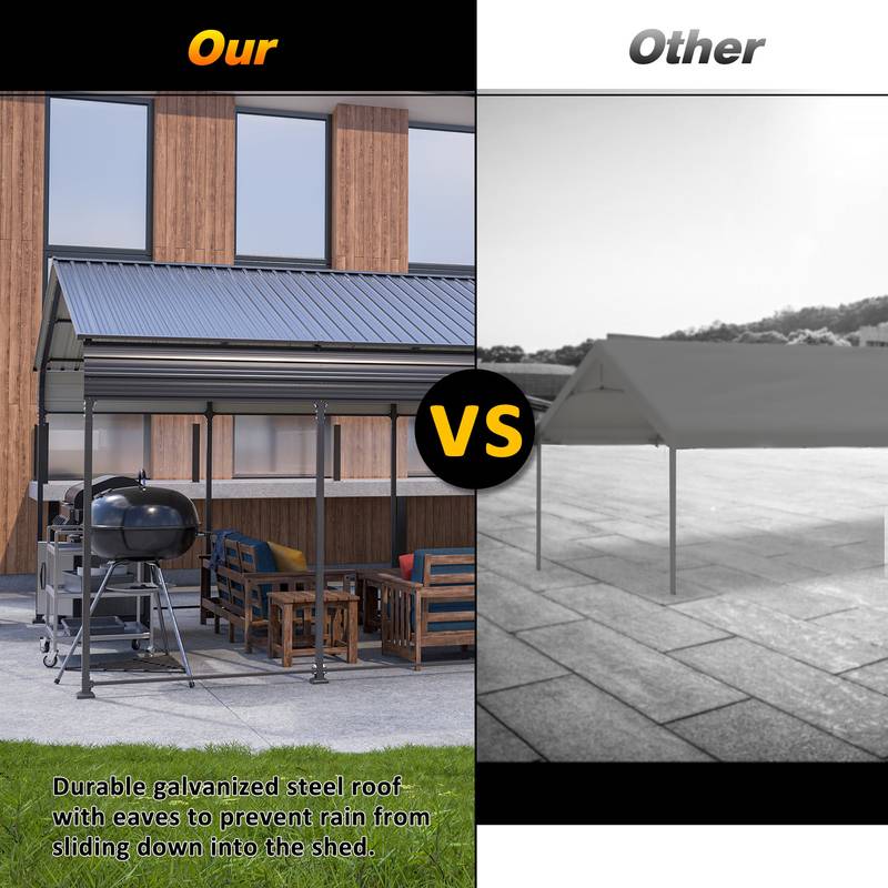 All-Weather Carport Shelter – Heavy Duty Protection for Your Vehicle!