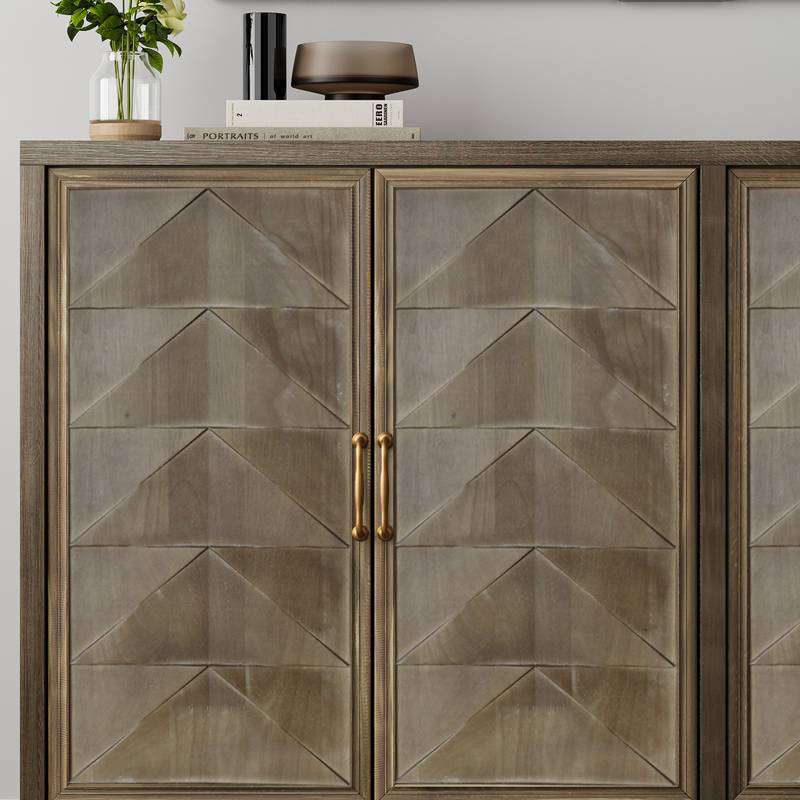 Chic Vintage Buffet Cabinet with Ample Storage