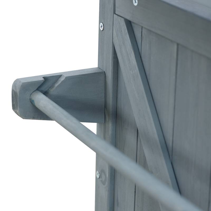 Farmhouse Rolling Grill Station & Bar Cart