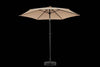 Sunny Haven Patio Umbrella – Tilting & Cranking Khaki Shade