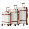 Traveler's Delight: Ultimate 3-Piece Spinner Luggage Set with TSA Lock