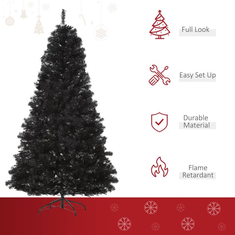 Spooky Black Douglas Fir Christmas Tree