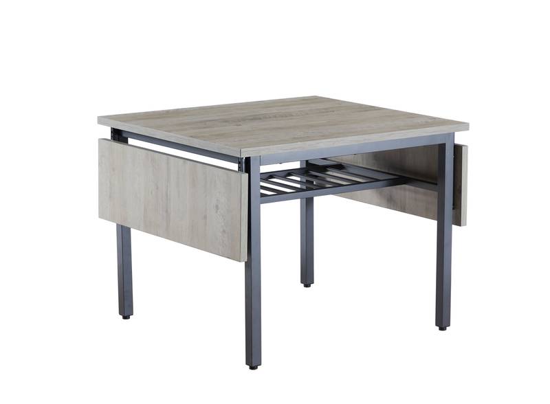 Cozy Foldable Dining Table in Grey