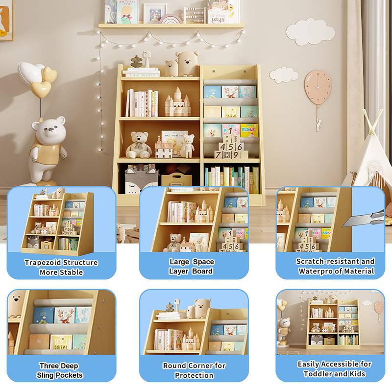Cozy Wooden Book Nook for Kids