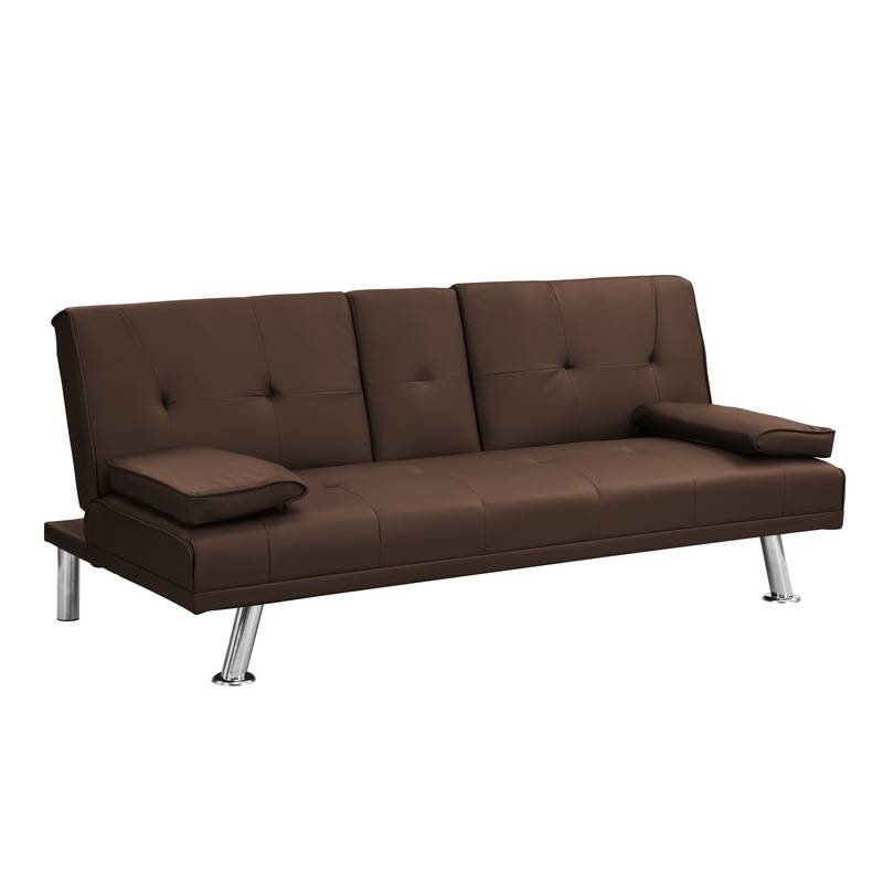 Cozy Convertible Sofa Bed with Modern Armrests