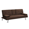 Cozy Convertible Sofa Bed with Modern Armrests