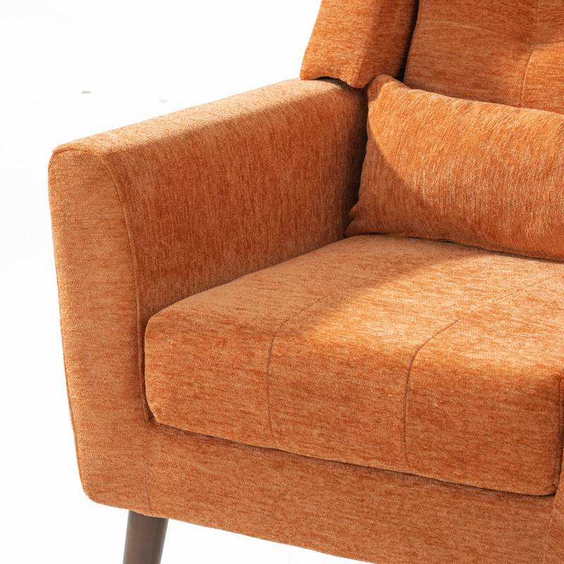 Chic Chenille Lounge Chair – Cozy Armchair for Any Space
