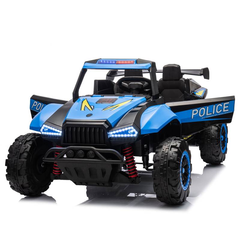 Police Cruiser Kids Ride-On Car with Parental Control