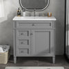 Chic Modern Bathroom Vanity with Stylish Sink and Ample Storage