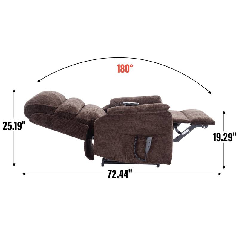 Cozy Comfort Power Lift Recliner with Heat & Massage