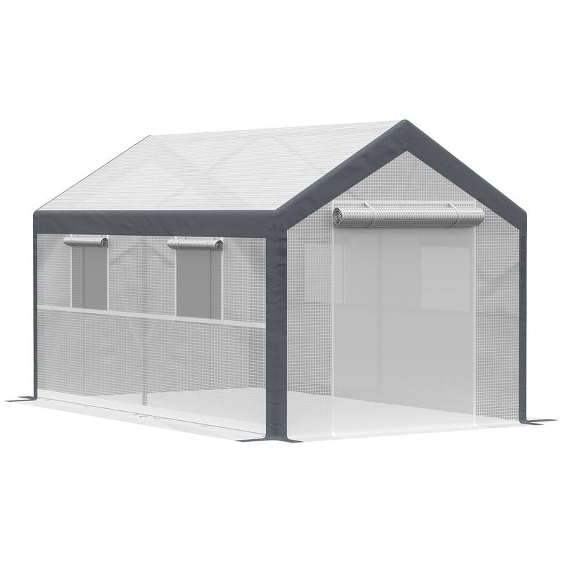 SunnyGrow Walk-In Greenhouse - Your Outdoor Plant Paradise