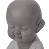 Serene Outdoor Monk Sculpture